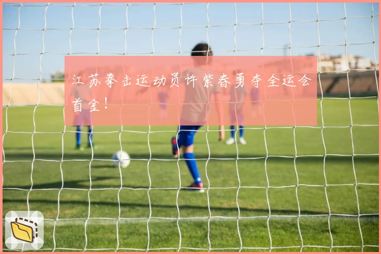 江苏拳击运动员许紫春勇夺全运会首金！